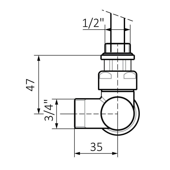 Campinis termostaatiline element VARIO TERM Unico, must
