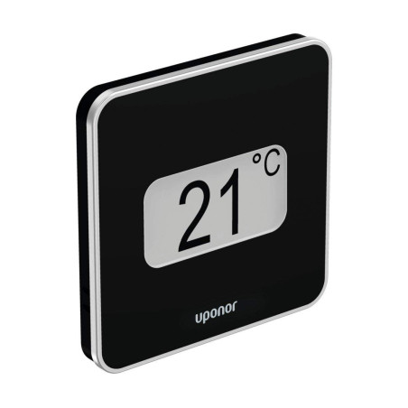 Stiiliprogrammi termostaadid UPONOR Smatrix Wave Plus T-169, must