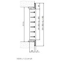 Grilles SYSTEMAIR 200 x 100, Nova-L-1-2