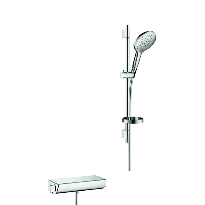 Termostaatiline segisti HANSGROHE Ecostat Select koos 65 cm dušipostiga Raindance Select S, 27036000