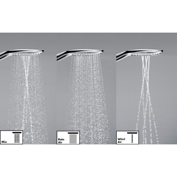 Termostaatiline segisti HANSGROHE Ecostat Select koos 65 cm dušipostiga Raindance Select S, 27036000