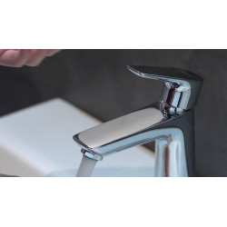 HANSGROHE Talis E 110 basin mixer with pop-up waste, chrome, 71710000