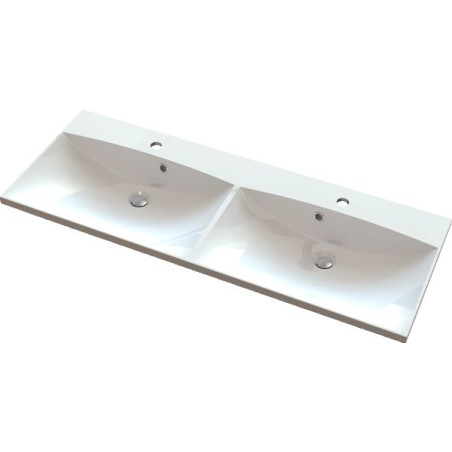 Baldinis - suspended stone mass sink BLU Mensa, 1200 x 460 mm
