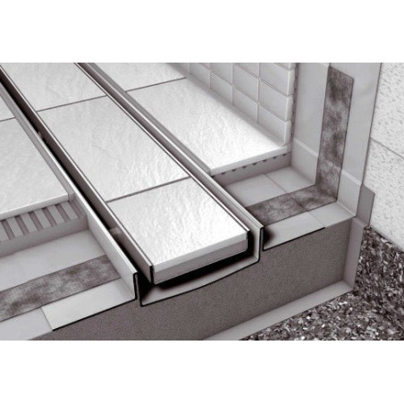 TECEdrainline shower channel corner grates, Plate