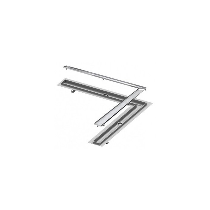 TECEdrainline shower channel corner grates, Plate