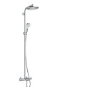 Thermostatic rain shower system with spout HANSGROHE Crometta S 240 1jet, 27320000