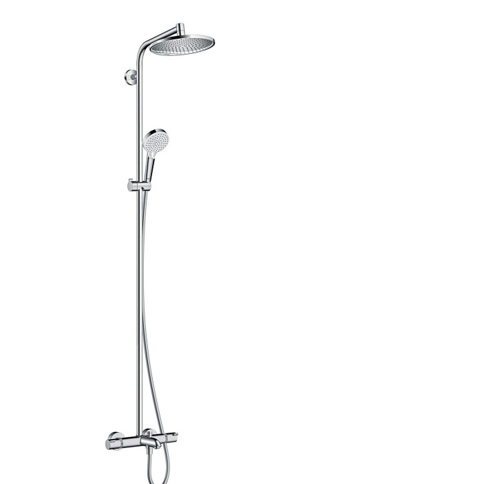 Термостатическая система дождевого душа с изливом HANSGROHE Crometta S 240 1jet, 27320000