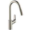 Кухонный смеситель с выдвижным изливом HANSGROHE Focus, 31815800
