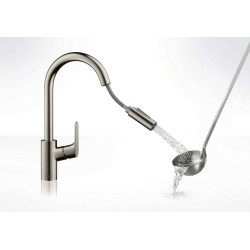 Köök (kraanikauss) segisti väljatõmmatava kraaniga HANSGROHE Focus, 31815800