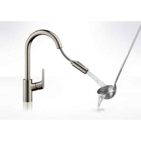 Kitchen (sink) faucet with pull-out spout HANSGROHE Focus, 31815800