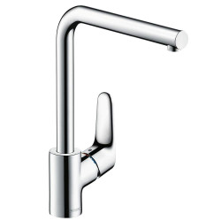 Segisti köögivalamu kraan kõrge kangiga HANSGROHE Focus, 31817000
