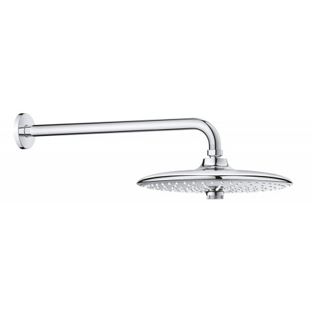 Fixed shower head with holder from the GROHE Euphoria 260 mm series