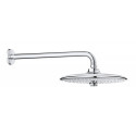 Fixed shower head with holder from the GROHE Euphoria 260 mm series