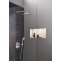 Fixed shower head with holder from the GROHE Euphoria 260 mm series