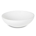 Stone mass washbasin PAA Round On Silk, white, 410 mm