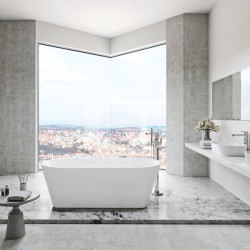 RAVAK CR 080.00 floor-mounted bath mixer