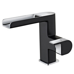Faucet - waterfall TEKA Formentera, black