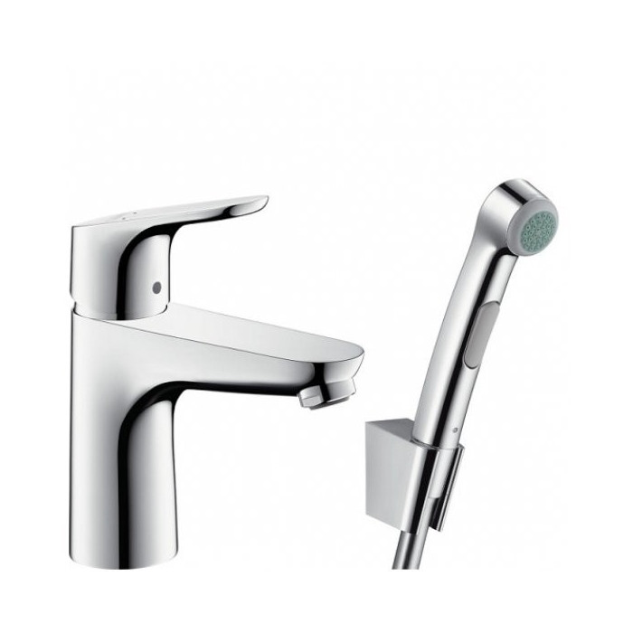 Washbasin mixer with pop-up waste and bidet shower HANSGROHE Focus 31927000