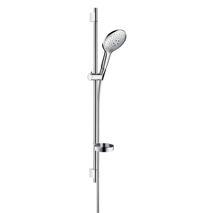 Shower stand sets HANSGROHE Raindance select S150 / Unica's puro, with soap dish, 27803000