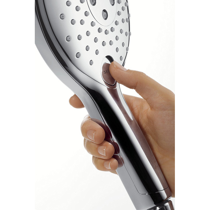 Наборы душевых стоек HANSGROHE Raindance select S150 / Unica's puro, с мыльницей, 27803000