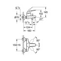 Bathroom - shower mixer GROHE EuroEco, 33300003