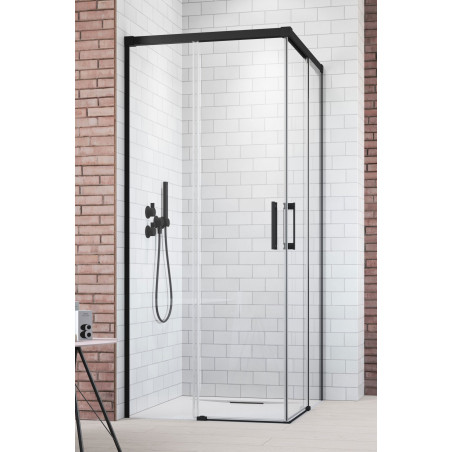 Dušikabiin RADAWAY Idea Black KDD (Erinevate mõõtude valik)