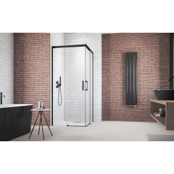 Shower cabin RADAWAY Idea Black KDD (Various size options)