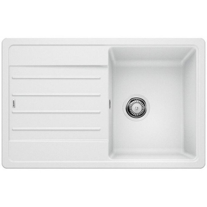 Kivimassi (graniit) kraanikauss BLANCO LEGRA 45 S, 78x50 cm, Valge