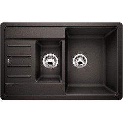Кухонная мойка из каменной массы (гранитная) BLANCO LEGRA 6 S Compact, 78x50 см, Антрацит