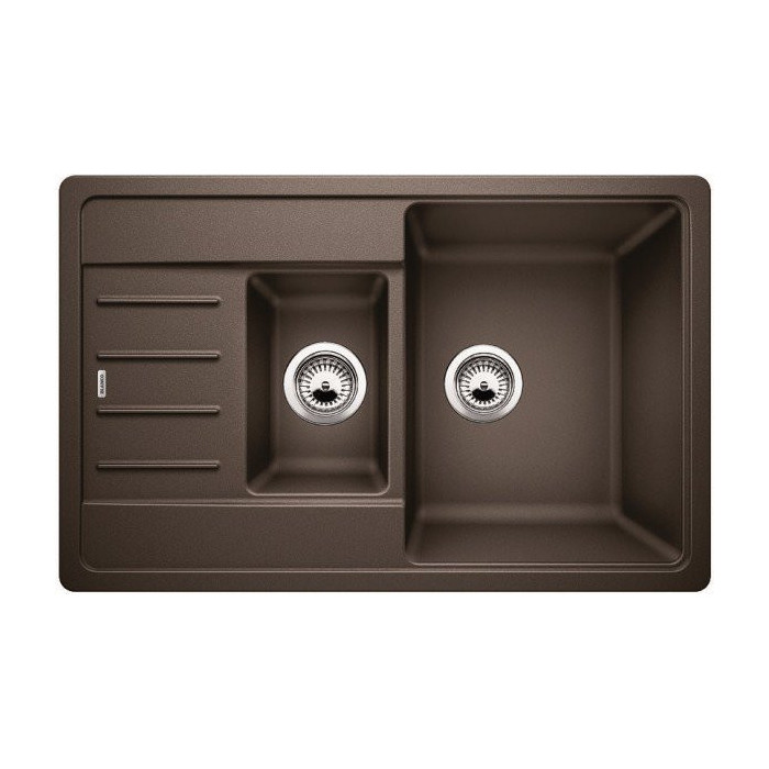 BLANCO LEGRA 6 S Compact stone composite (granite) sink, 78x50 cm, Coffee