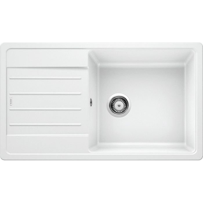 Кухонная мойка из каменной массы (гранитная) BLANCO LEGRA XL 6 S, 86x50 см, Белая