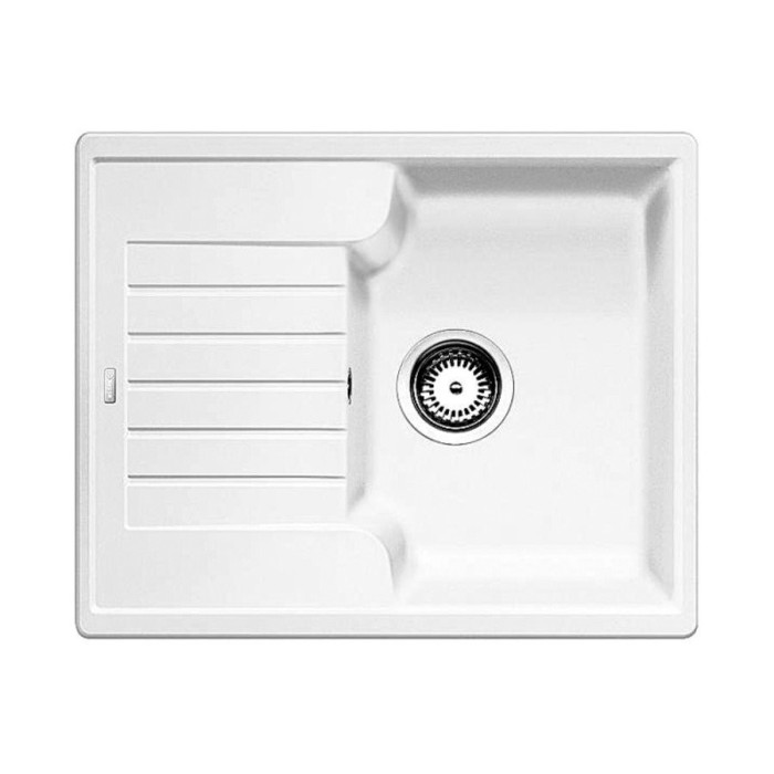 Кухонная мойка из каменной массы (гранитная) BLANCO ZIA 40 S, 61,5x50 см, Белая