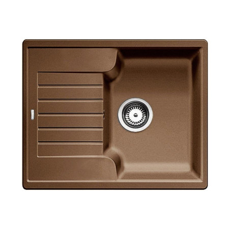 BLANCO ZIA 40 S stone composite (granite) sink, 61.5x50 cm, Coffee