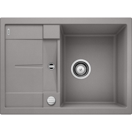 BLANCO METRA 45 S Compact stone composite (granite) sink, 68x50 cm, Aluminum metal
