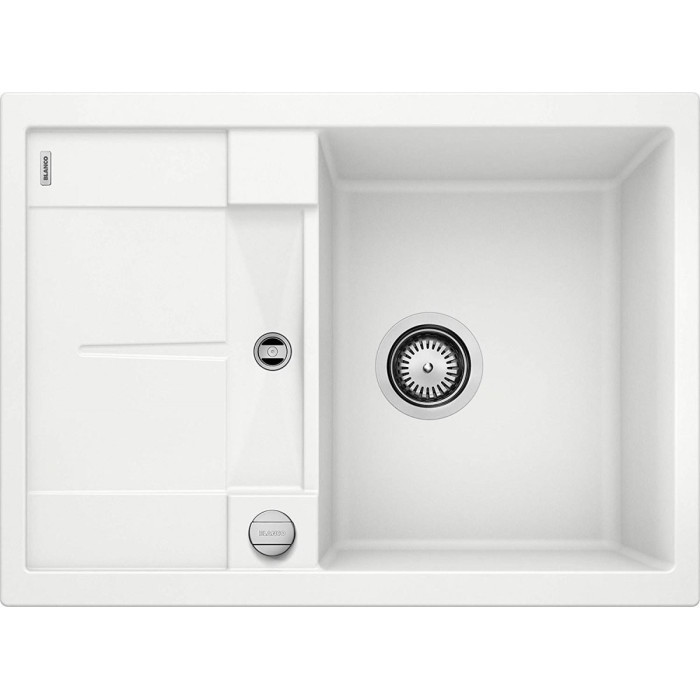 Kivimassi (graniit) valamu BLANCO METRA 45 S Compact, 68x50 cm, Valge