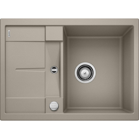 Кухонная мойка из каменной массы (гранитная) BLANCO METRA 45 S Compact, 68x50 см, Трюфель