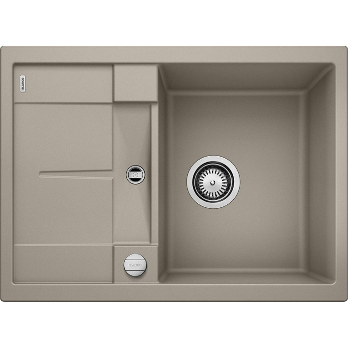 BLANCO METRA 45 S Compact stone composite (granite) sink, 68x50 cm, Truffle
