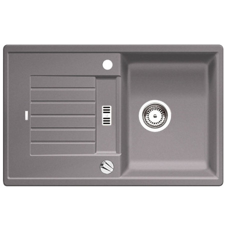 BLANCO ZIA 45 S stone composite (granite) sink, 78x50 cm, Aluminum metal