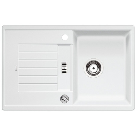 Kivimassi (graniit) valamu BLANCO ZIA 45 S, 78x50 cm, Valge