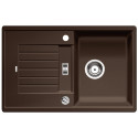 BLANCO ZIA 45 S stone composite (granite) sink, 78x50 cm, Coffee
