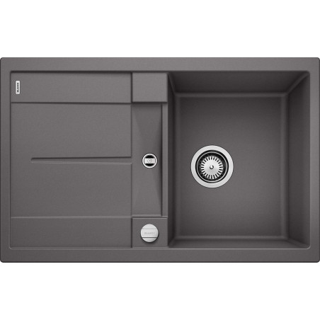 BLANCO METRA 45 S stone composite (granite) sink, 78x50 cm, Stone grey
