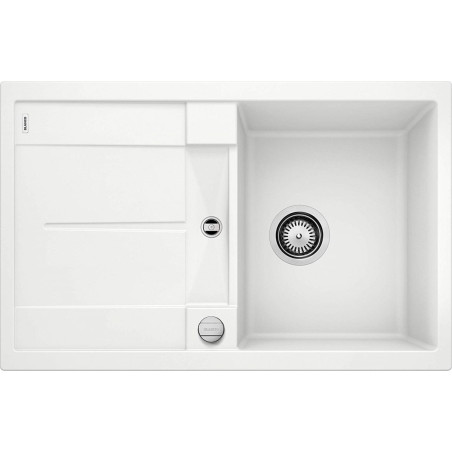BLANCO METRA 45 S stone composite (granite) sink, 78x50 cm, White