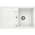 Kivimassi (graniit) valamu BLANCO METRA 45 S, 78x50 cm, Valge