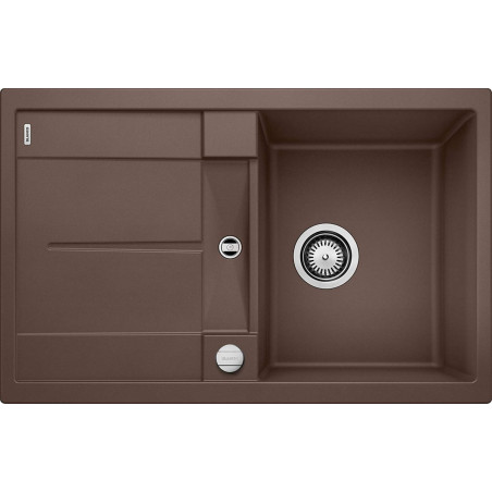 Каменная (гранитная) раковина BLANCO METRA 45 S, 78x50 см, Кофе
