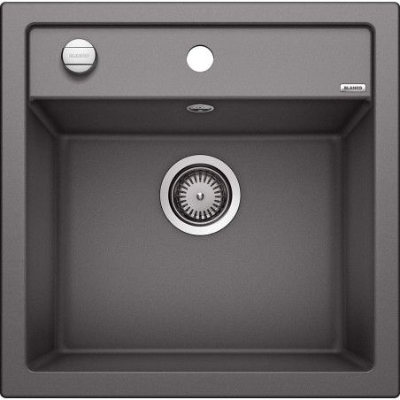 BLANCO DALAGO 5 stone composite (granite) sink, 51.5x51 cm, Stone gray