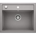 Kivimassi (graniit) valamu BLANCO DALAGO 6, 61.5x51 cm, Alumiiniumist metall