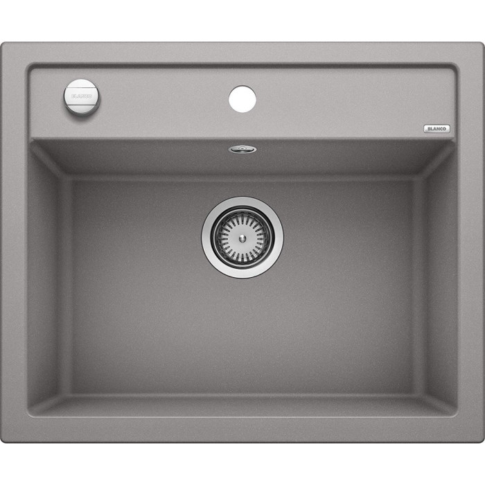 BLANCO DALAGO 6 stone composite (granite) sink, 61.5x51 cm, Aluminum metal