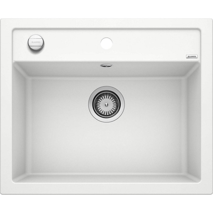 Kivimassi (graniit) valamu BLANCO DALAGO 6, 61.5x51 cm, Valge