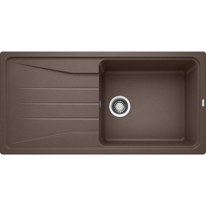 Каменная (гранитная) раковина BLANCO SONA XL 6 S, 100x50 см, Кофе