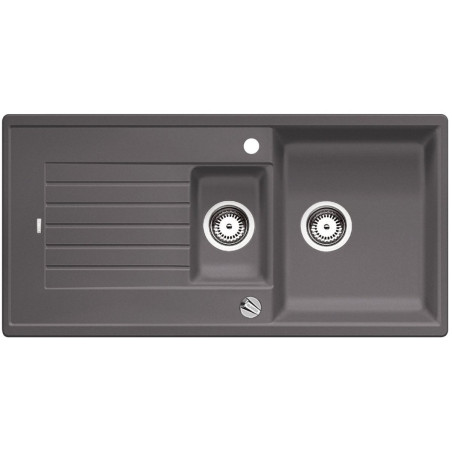 BLANCO ZIA 6 S stone composite (granite) sink, 100x50 cm, Stone grey